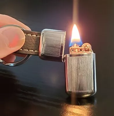 MINI KEYCHAIN Lighter Fluid USA Oil Lighter Fuel EDC Small Camping Hike Fire • $11.26