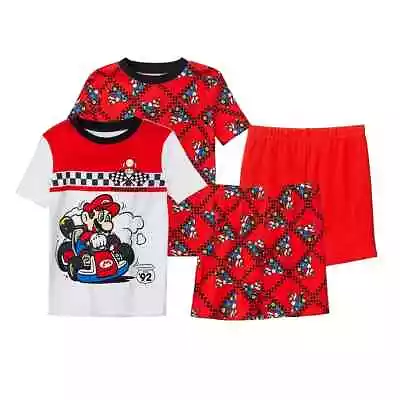 Boys 4-12 Nintendo Mario Kart Tops & Shorts Pajama Set • $34.99