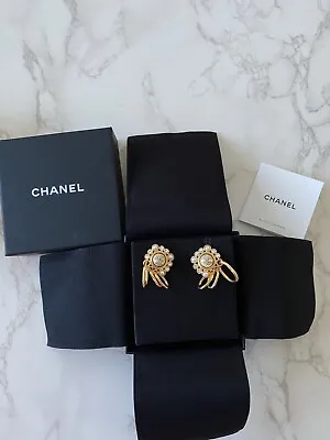 New Authentic Chanel 22A Earrings Earring Ear Ring Accessory Fashion Jewellery • $965