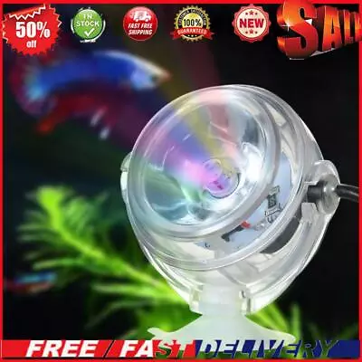 Aquarium LED Spotlight Submersible Light Fish Tank Underwater Lighting Lamp • $16.82