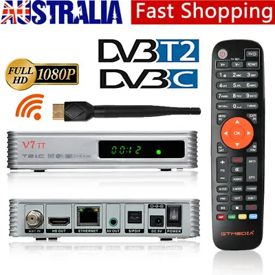 $45.99 • Buy H.265 TV HD Digital Set Top Box DVB-T2 Receiver Television 1080p HDMI USB Record