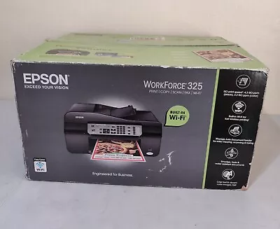 Epson WorkForce 325 All-In-One Inkjet Printer C364B Print Scan Fax Copy NEW • $199