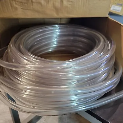 DiversiTech 7-12 Clear VINYL TUBING  1/2 In Id X 100 Ft PVC Condensate Hose $39 • $39