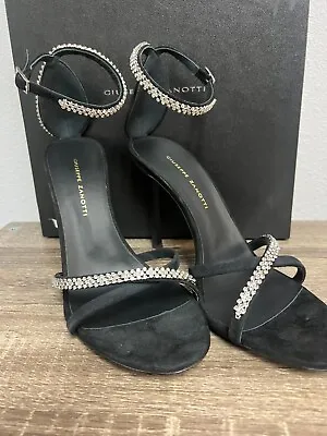 $50 • Buy Giuseppe Zanotti Kanda Black Cocktail Dress Shoes E000027