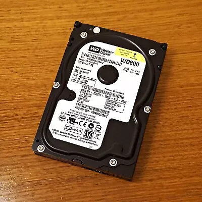 WD Caviar SE WD800JD 80GB 3.5  SATA HDD 3Gbs 8MB Cache 7200 RPM WD800JD-75MSA1 • $12.50