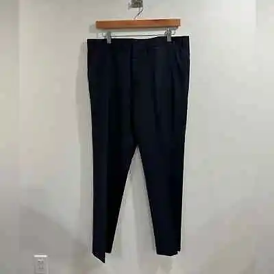 Prada Men Dark Navy Blue Trousers IT50 (Waist 34”) • $55.97