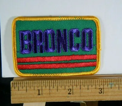 Vintage  Ford Bronco Embroidered Iron-on Patch 3x2  • $5.99