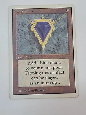 MTG Mox Sapphire Heavy Play English Unlimited • $3600