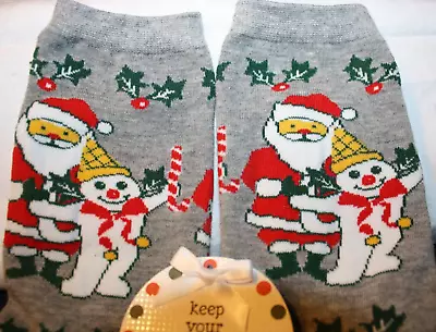 Mr. Mr Bingle Santa Claus Dillard’s Nola Icon Christmas Ladies’ Socks Size 9-11 • $25