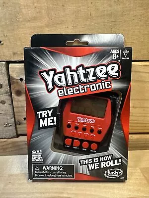 Hasbro Yahtzee Electronic Handheld Digital Game - A2125 This Is How We Roll • $14.97