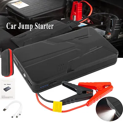 Car Jump Starter 27000mAh 12V Battery Booster Pack Power Bank Multifunctional UK • £26.99