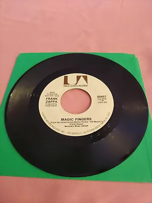 Frank Zappa  Magic Fingers  1971 United Artists Promotional Vinyl 7  Near Mint • $20