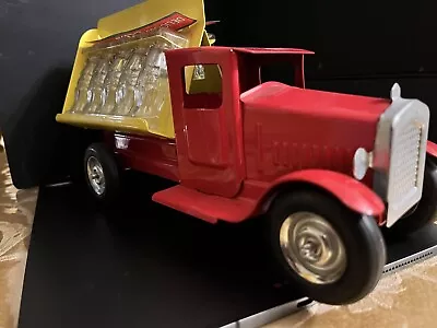 1930s Pressed Steel Metalcraft COCA COLA Delivery TRUCK 10 Glass Coke Bottles • $100