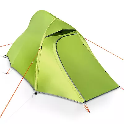 Camping Tent For 1-2 Person Lightweight Waterproof Windproof Camping Tent Green • £157.76