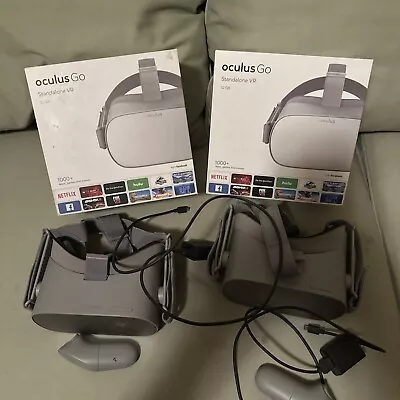 2 Sets Of Oculus Go 32GB Standalone Virtual Reality Headset - Gray (MH-A32) • $61