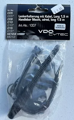 VDO CYTEC HC 12.6 Bicycle Handlebar Mount Wired New No. 1007 • $9.95