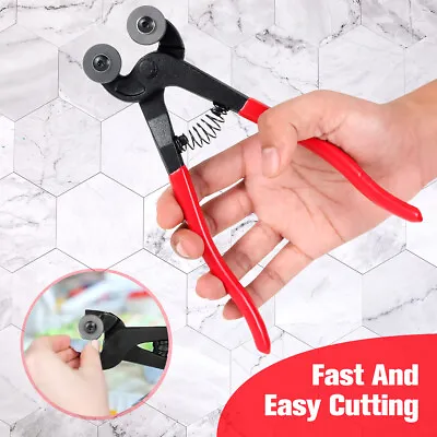 Tile Nippers Wheel-Cutting Mosaic Ceramic Porcelain Tiles Shaping Cutter .D • £11.89