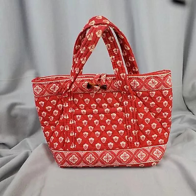 Vera Bradley Nantucket Red Bitty Betsy Mini Tote Bag Retired • $19.99