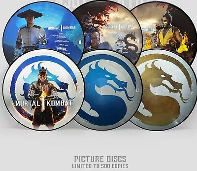 Mortal Kombat 1 PS5 XBOX SOUNDTRACK 3LP Vinyl Record PICTURE DISCS Moonshake • $109