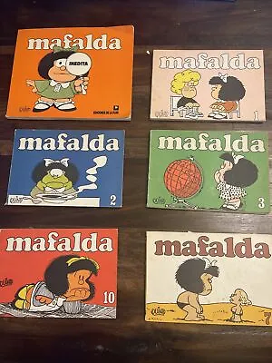 Lot -Mafalda Quino Joaquin Salvador Lavado Tejon Argentina Editions 1966 To 1974 • $15