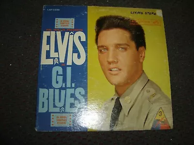 Elvis Presley - G.I. Blues 1960 USA Living Stereo Orig. G/VG • $6.99