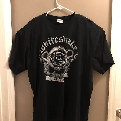 Whitesnake Slide It In  Tour Sz XL  T-Shirt  Coverdale Tour Concert Tee C2009 • $28