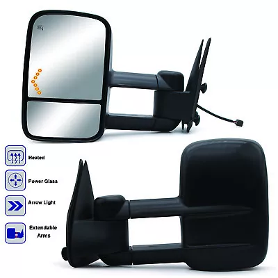 Power Heated Towing Mirrors Fits 1999-2001 Chevrolet Silverado 1500 2500 LH+RH • $80.13