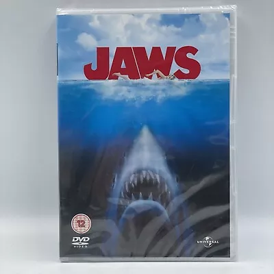 Jaws [DVD] Roy Scheider • Robert Shaw • Richard Dreyfuss • UK R2 • New & Sealed • £4.99