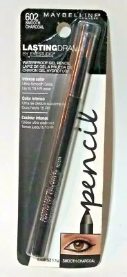 NEW! Maybelline Eyestudio Lasting Drama Gel Eye Pencil #602 Smooth Charcoal  • $6.95