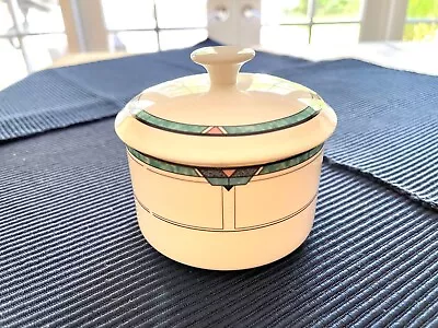 Mikasa Emerald Cove Sugar Bowl And Lid • $50