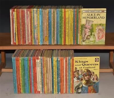 Collection Of 81 Books Ladybird Childrens Classics History Nature Science Novels • £21