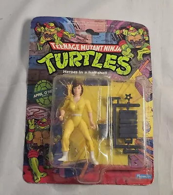 Vtg TMNT Playmates April O'Neal SEALED New On Card • $49.99