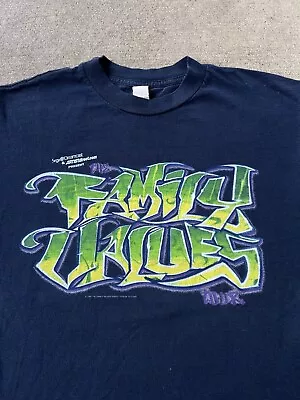 Vintage 90s Family Values Tour Shirt Limp Bizkit Mobb Deep Wutang Giant Vtg 1999 • $80