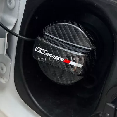 JDM MUGEN CARBON FIBER Gas Fuel Cap Cover For HONDA Integra DC5 Civic CRZ Spoon • $24.35