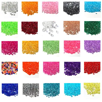 10000 Table Confetti Scatter Crystals Wedding Centrepiece Diamante Rhinestones • £1.95