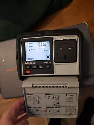 £150 • Buy Megger PAT120 Hand Held Battery Operated Portable Appliance Pat Tester