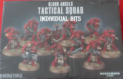 Games Workshop Blood Angels Tactical Squad Bits New Spares OOP Heads Etc WH40K • £6.49