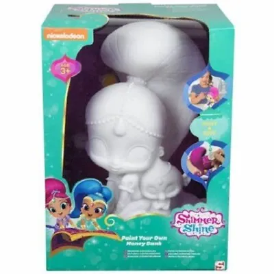 New Shimmer & Shine Paint Your Own Money Bank-Boxed Age 3+ • £12.50
