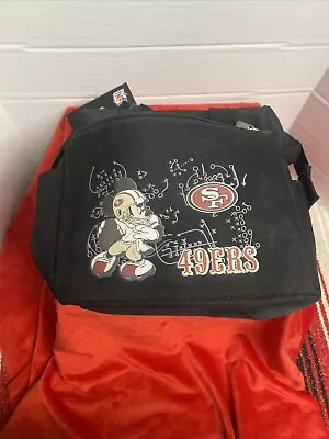 Oniva San Francisco 49ers Mickey Mouse On The Go Lunch Bag Cooler Black Picnic • £28.94