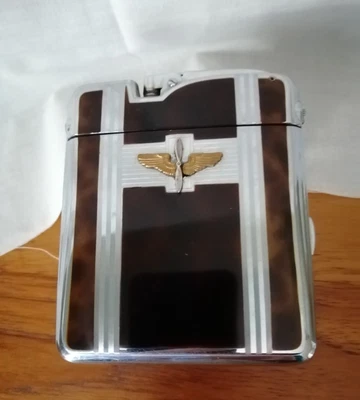 £55 • Buy WW2 AAF Ronson Cigarette Case Combination, With AAF Winged Props Unused No Box