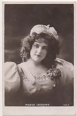 POSTCARD   ACTRESSES   Madge  Lessing • £1.60