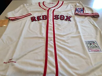 Mitchell & Ness Cooperstown Collection 1967 Red Sox Carl Yastrzemski Jersey XL • $109.99