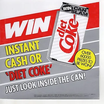 Coca-Cola Instant Can Diet Coke Sticker • $4.99