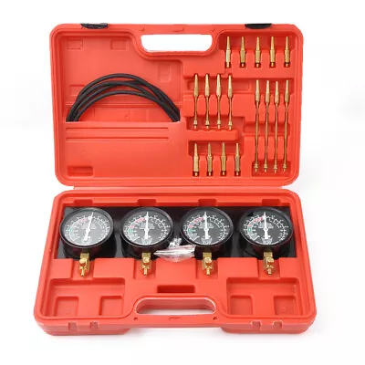 Fuel Vacuum Carburetor Balancer Synchronizer 4 Carburettors Sync Gauge Set  • $51.31