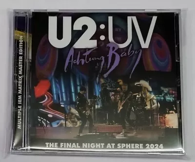 U2 New One THE FINAL NIGHT UV 2CD 2024 Japan Only Vegas Silver PR • $55.95