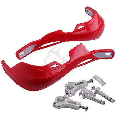 New Red Universal MX Motocross ATV BMX Off Road Brush Hand Guards 7/8  22mm Bar • $29.80