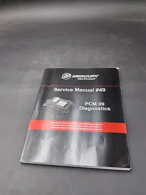 Mercury Mercruiser 49 PCM 09 Diagnostics Service Repair Shop Manual • $60