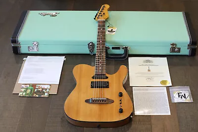 John Carruthers Custom Chambered Natural Acoustic/ Electric Pawn Stars +COA OHSC • $2695