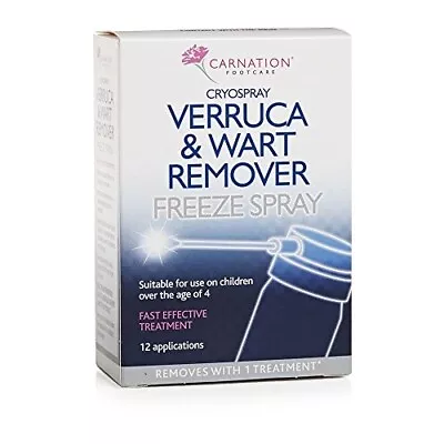 CARNATION Verruca And Wart Remover Freeze Spray 50ml NEW UK STOCK • £13.99