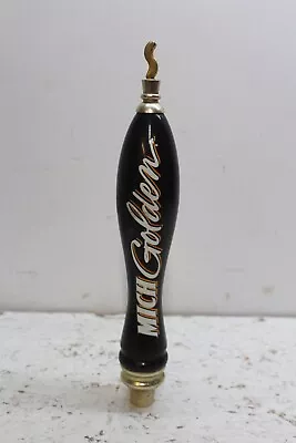 Michelob Mich Golden Beer Tap Handle Keg Bar Black & Gold • $21.17